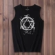 Áo thun không tay nam thương hiệu vest lỏng lẻo hip hop cotton thoáng khí tập thể dục áo len cỡ lớn vượt rào mùa hè - Áo vest cotton áo chi lê