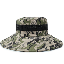 Fishing Cap Mens Summer Outdoor Beach Breathable Sun Cap Sunscreen UV Fisherman Hat Shading Camouflaque Mountaineering Cap