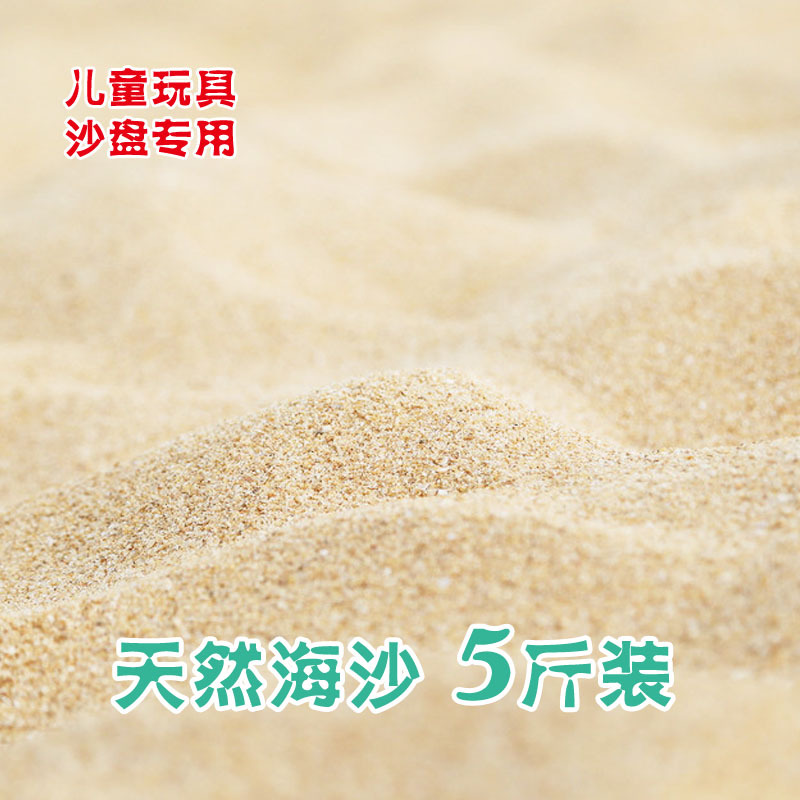 Children's Toy Beach Sand, Natural Fine Sea Sand, Aquarium Landscaping Sand, Special for Psychological Sand Tray 2.5kg 