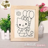 Мультяшная интеллектуальная игрушка для детского сада, раскраска, DIY, раннее развитие, граффити