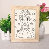 Мультяшная интеллектуальная игрушка для детского сада, раскраска, DIY, раннее развитие, граффити