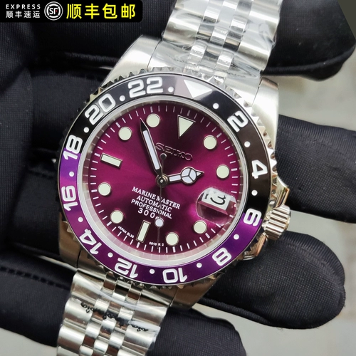 Модифицированные механические водонепроницаемые механические часы из нержавеющей стали, 40mm