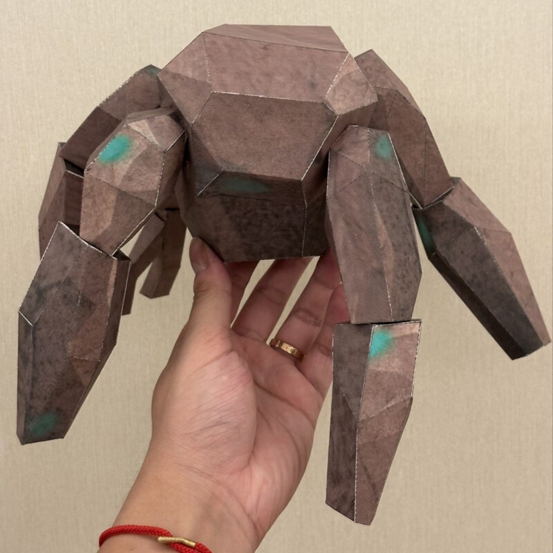 Save the Plan Rocky Rocky Stone Man Spider Alien Origami Model DIY Creative Parent-Child Toy