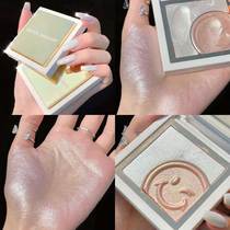 Highlight reversal charm powder cake repair capacity plate two-color fine flash beginner high-gloss cream flash powder brighten skin tone