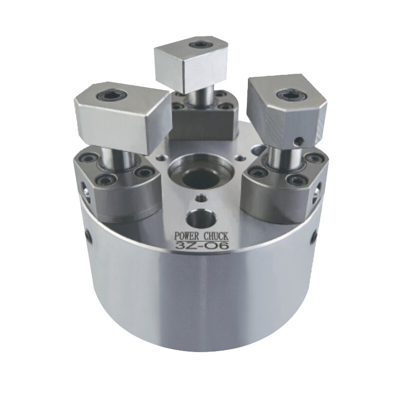 Taiwan Standard Medium-Duty Finger-Type Hydraulic Three-Jaw Chuck, Finger-Type Two-Jaw Hydraulic Chuck 6810inch All-Steel Body with Free Shipping