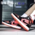 Air Jordan 1 Mid AJ1 lụa đen và đỏ bị cấm bằng sáng chế da giày bóng rổ nữ giữa BQ6472-600 - Giày bóng rổ