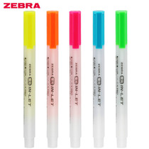 Zebrazebra WKS9 color single-head marker Mark pen focus to distinguish marker pen student hand account highlighter