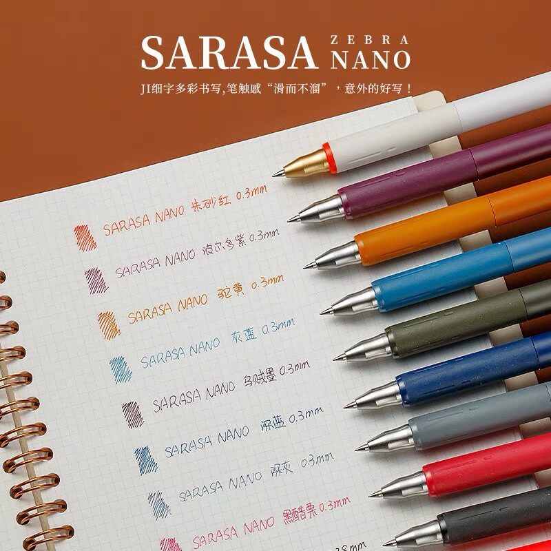 Japanese ZEBRA Zebra limits neutral pen new JJH72 students with low focus press retro color signing pen