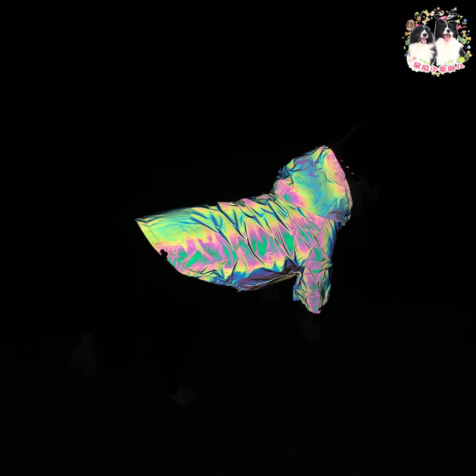 Tugujia Pet Dogs Large Dog Reflective Clothing Dogs Ultra Cool Anti-Assault and Nightlight Clothes