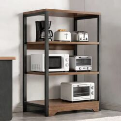 Floor-Standing Multi-Layer Pot Storage Rack, Kitchen Wall-Mounted Simple Children's Miscellaneous Cabinet Storage Cabinet