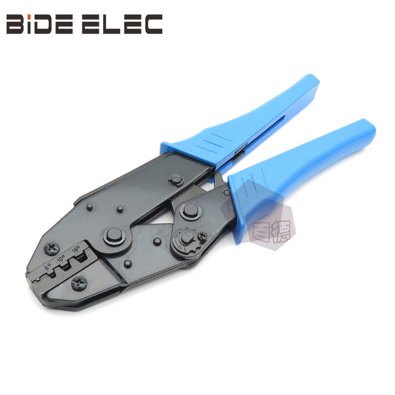 LS-16WF European-style non-pre-insulated sleeve-type terminal connector special crimping pliers crimping tool 6-16mm2