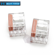 Taiwan gold pen PC-253X Heavy Power transparent plug-in 3-hole terminal block head wire connector