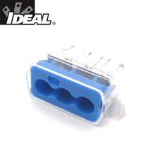 IDEAL30-1039 American ideal large three-hole Blue IN-SURE plug-IN connector Terminal block