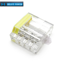 Taiwan gold pen PC-254X Heavy Power transparent plug-in 4-hole terminal block head wire connector