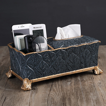 Creative Living Room Multifunction Release Remote Control Paper Towels Box American Retro Tea Table Cramers home Decorative Eurostyle