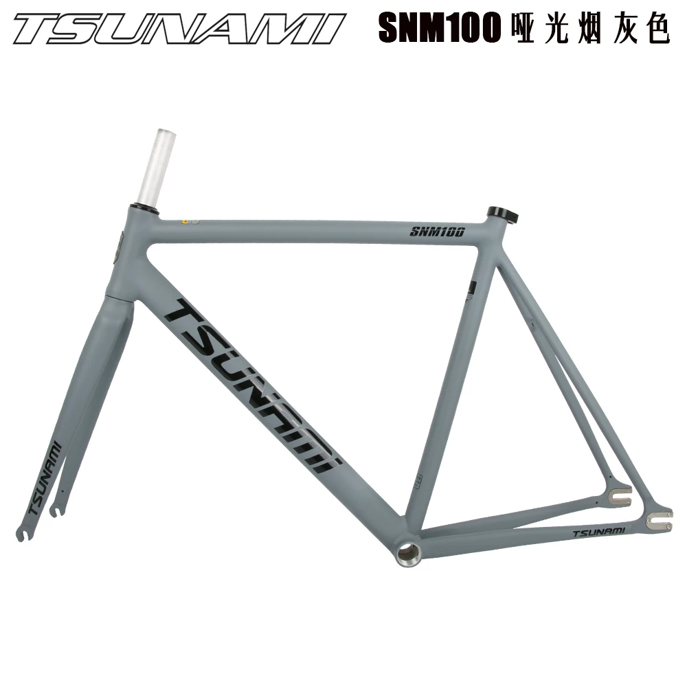 TSUNAMI Tsunami SNM100 Dead Fly Single Speed Aluminum Alloy Racing Field Bike 700C Frame