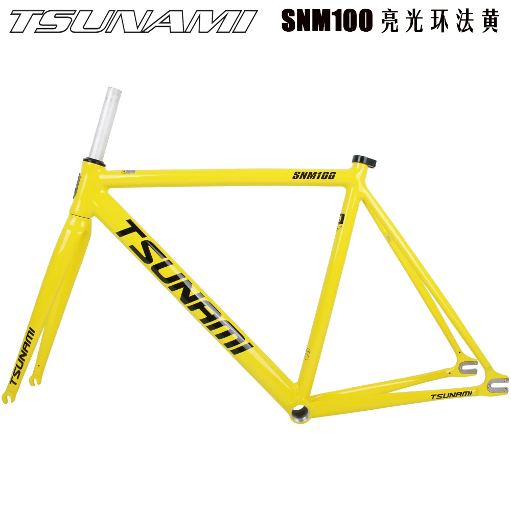 TSUNAMI Tsunami SNM100 Dead Fly Single Speed Aluminum Alloy Racing Field Bike 700C Frame