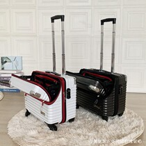 Japans light 18 - inch front open box quiet the lock - box long - box bag box password suitcase