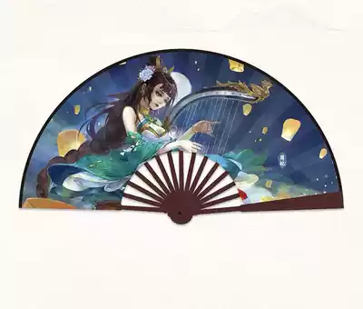 Three kingdoms killing folding fan Zhou Fei Diao Chan summer cool 10-inch midsummer series game physical peripherals