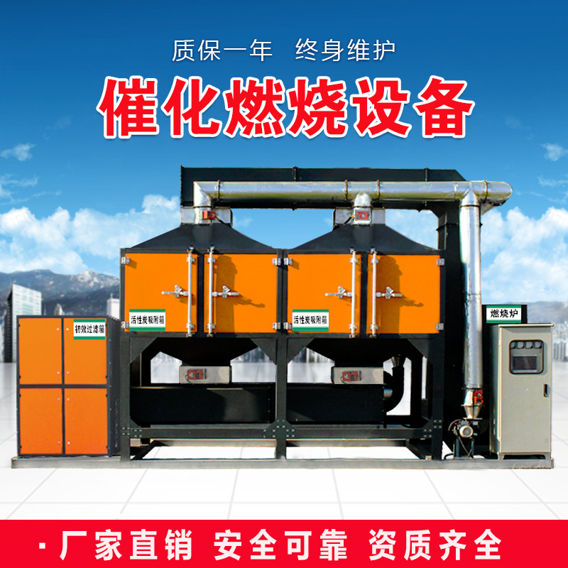 RCO Catalytic Combustion Equipment All Industrial Spray Paint Exhaust Gas Treatment Activated Carbon Suction Desorption Environmental Protection Box Morning Hang