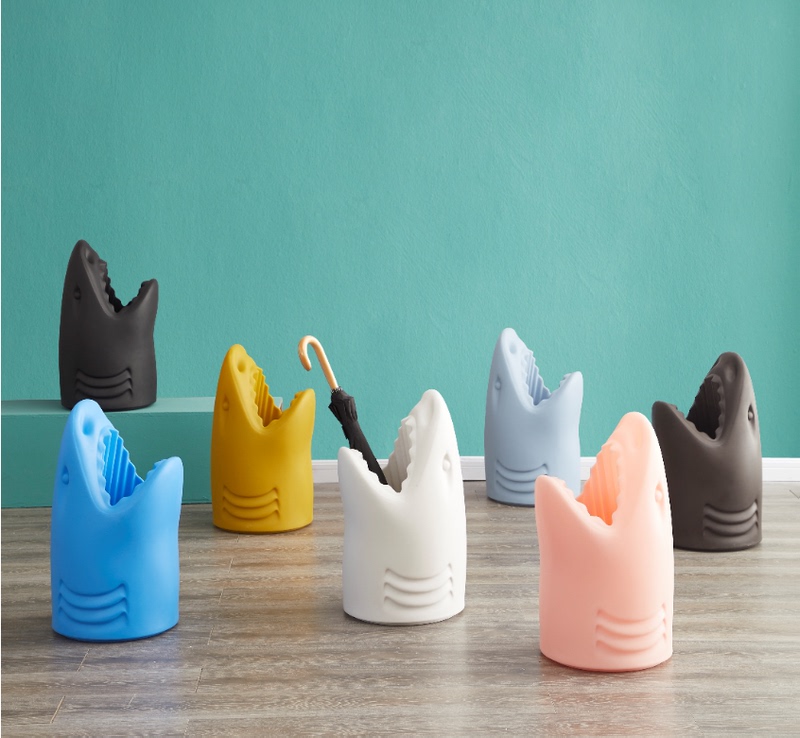 Killer Shark Umbrella Bucket Creative Animal Home Decor Ice Bucket Storage Bucket Office Hotel Entrance Umbrella Stand Killer Shark Umbrella Bucket Creative Animal Home Decor Ice Bucket Storage Bucket Office Hotel Entrance Umbrella Stand