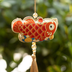 Dragon Boat Festival Koi Fish Sachet Corporate Event Gift Children's Handmade Sachet Pendant Decoration College Entrance Exam Gift