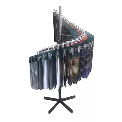 Serpentine S-shaped textile fabric color card rack cloth rack cloth rack textile display rack fixed Nakajima frame