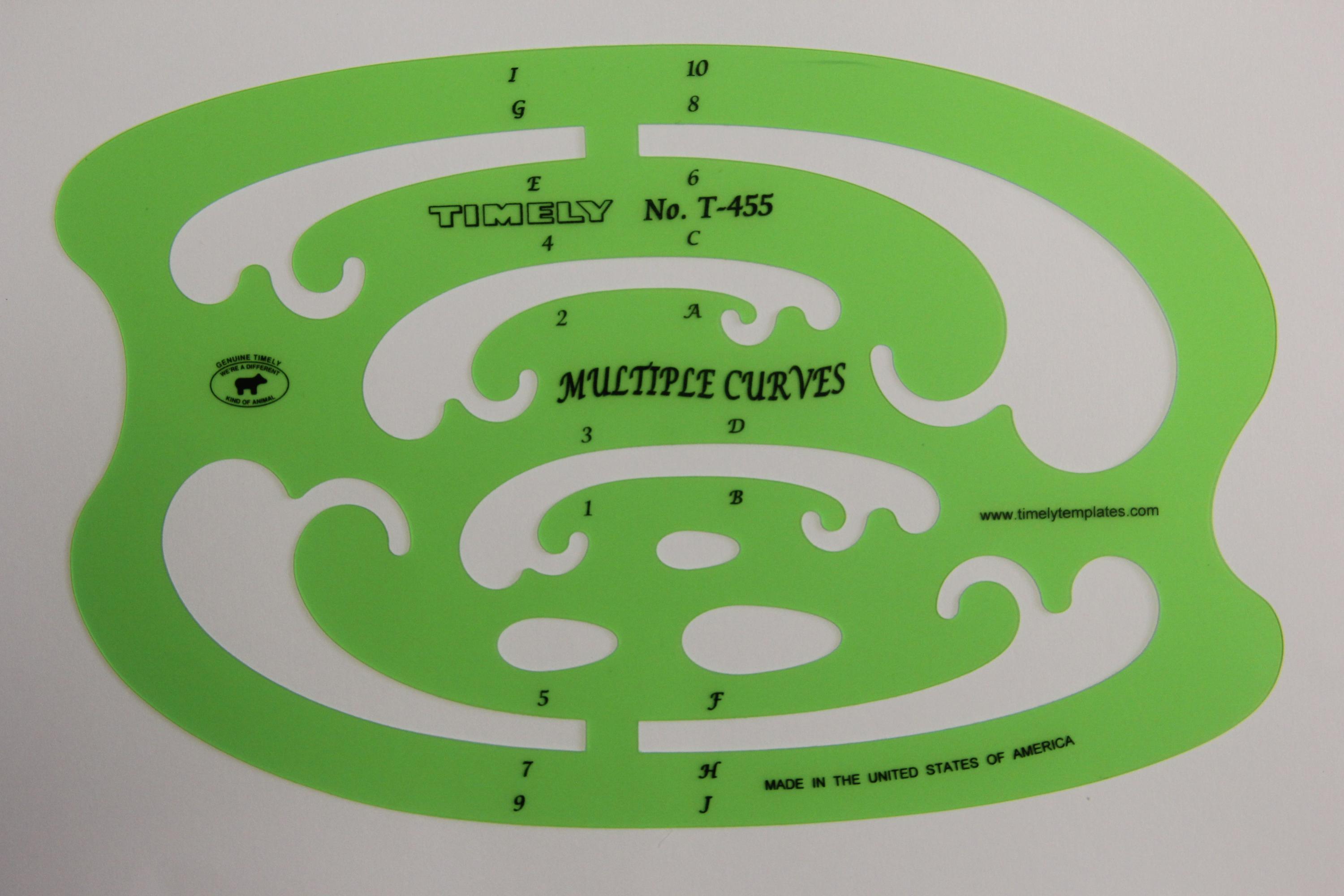 TIMELY Tammy template T-455 curve board cloud ruler cloud drawing ruler animation costume design template