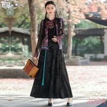New Chinese style ethnic style vest Chinese style jacket casual Yunnan vacation jacket waistcoat top