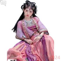 Fairy Sword Zixuan same style ancient costume Hanfu female Han element clothes skirt Miao girl costume exotic style costume