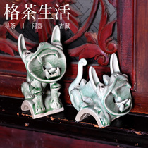 Wa cat Huaning Tao Hua Ning Yan Yunnan specialty ornaments tea life