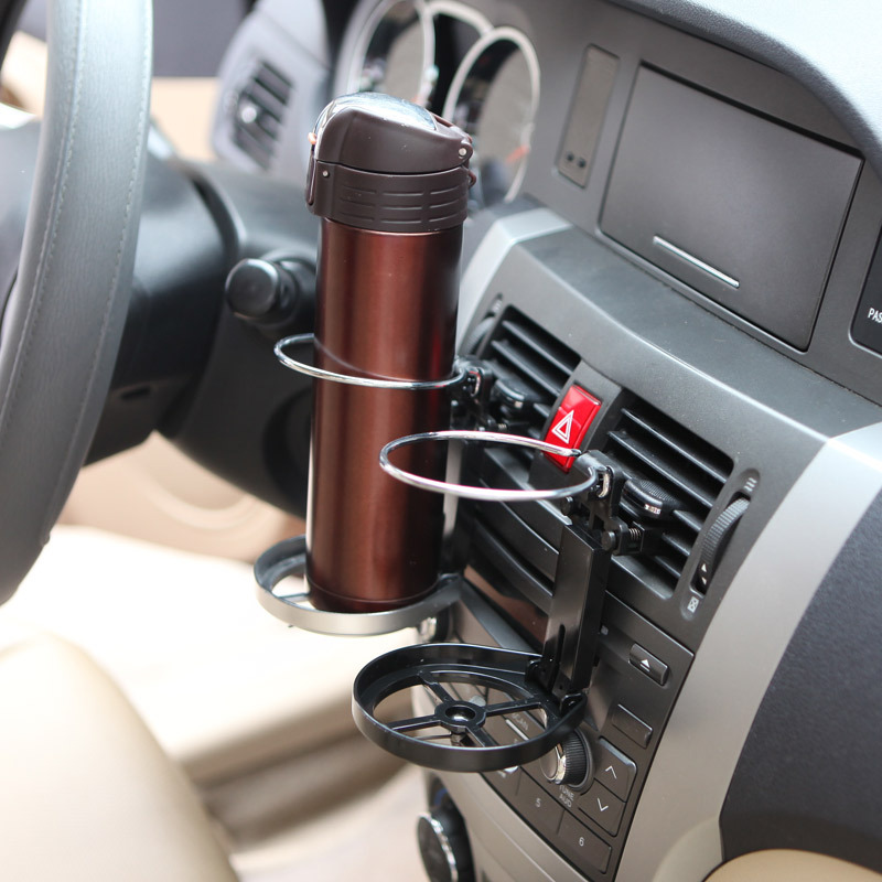 Air conditioning refrigeration car modification fan kettle holder Car drink cup holder Tea tray bracket Truck outlet