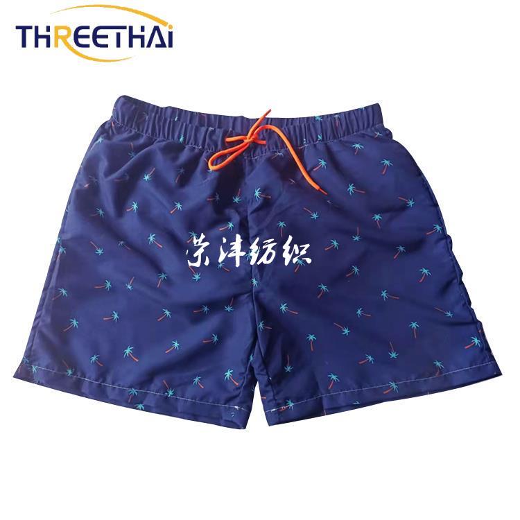 Cross-Border Prank Water-Soluble Men's Beach Shorts Bachelor Party Swim Trunks Novelty Creative European and American Style Blue Floral Pattern Cross-Border Prank Water-Soluble Men's Beach Shorts Bachelor Party Swim Trunks Novelty Creative European and American Style Blue Floral Pattern