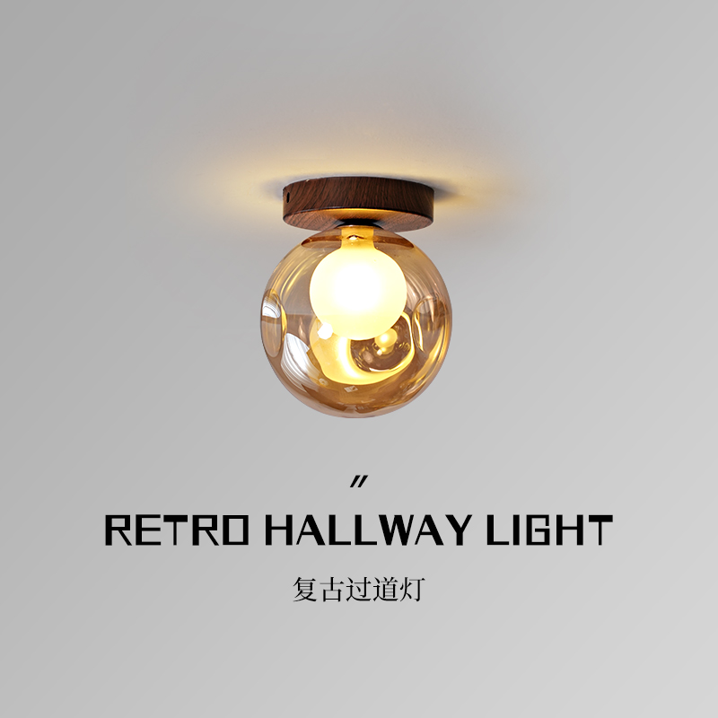 Medieval vintage aisle balcony entrance ceiling lamp