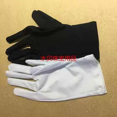 Special jewelry gloves showroom special gloves salesperson gloves black white gloves