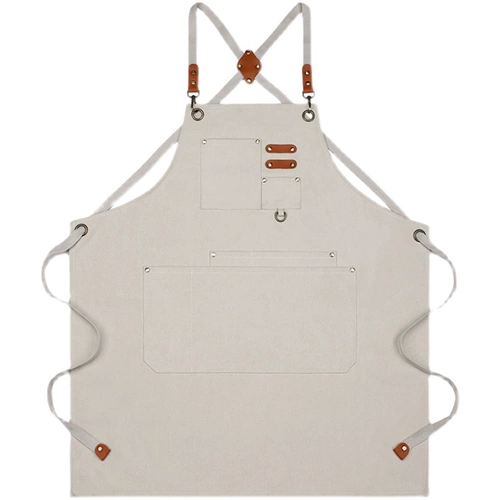 Кофейный фартук для работы, делается под заказ, с печатью вашего логотипа