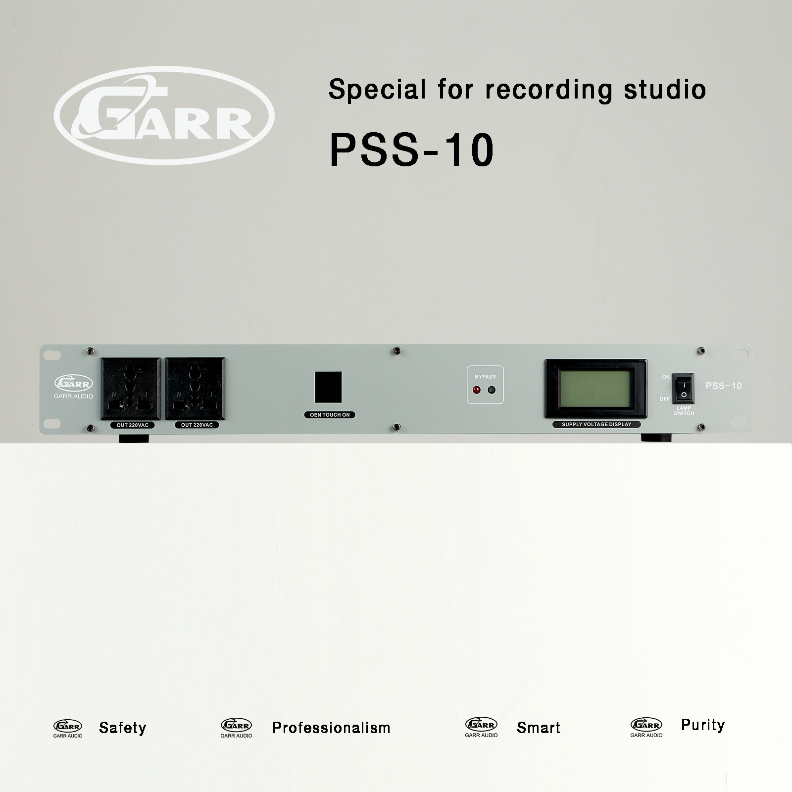 GARR AUDIO PSS-10 Studio Timing Power Protector Power Sequencer
