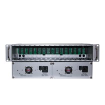 Optical fiber transceiver rack 16-slot centralized photoelectric converter Gigabit single-mode single-fiber transceiver network monitoring