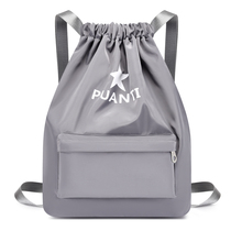 Corset pocket drawstring backpack bag for male and female pupils schoolbag light sports cloth bag simple tutoring backpack make-up class bag