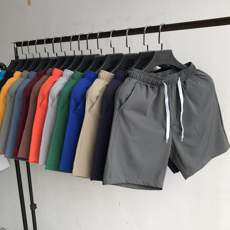 Summer Men's Shorts, Large Shorts That Don'T Reach the Knee, Versatile Trendy Loose Casual Running Sports 4-Point Shorts