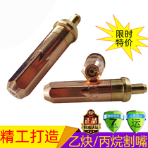 National standard G01-300 cutting gun all copper National standard oxygen acetylene ring cutting nozzle liquefied gas propane plum blossom cutting nozzle
