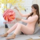 Đồ lót nữ sinh viên mùa thu đông mới cơ sở và áo khoác cashmere ấm áp cổ tròn Áo len cotton dày ấm