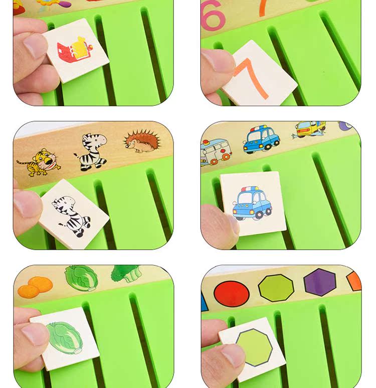 Trẻ phân loại kiến ​​thức hộp Montessori giáo dục sớm câu đố vui nhận thức câu đố phù hợp với đồ chơi mẫu giáo 3-6 tuổi - Đồ chơi giáo dục sớm / robot đồ chơi điện tử cho trẻ em