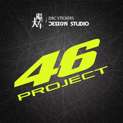 Famous Driver Number Reflective Locomotive Sticker Locomotive Decal Helmet Sticker