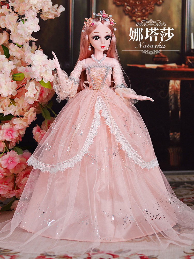 Smart dialogue winking large oversized Barbie doll set toy girl 60 cm collection 21 new