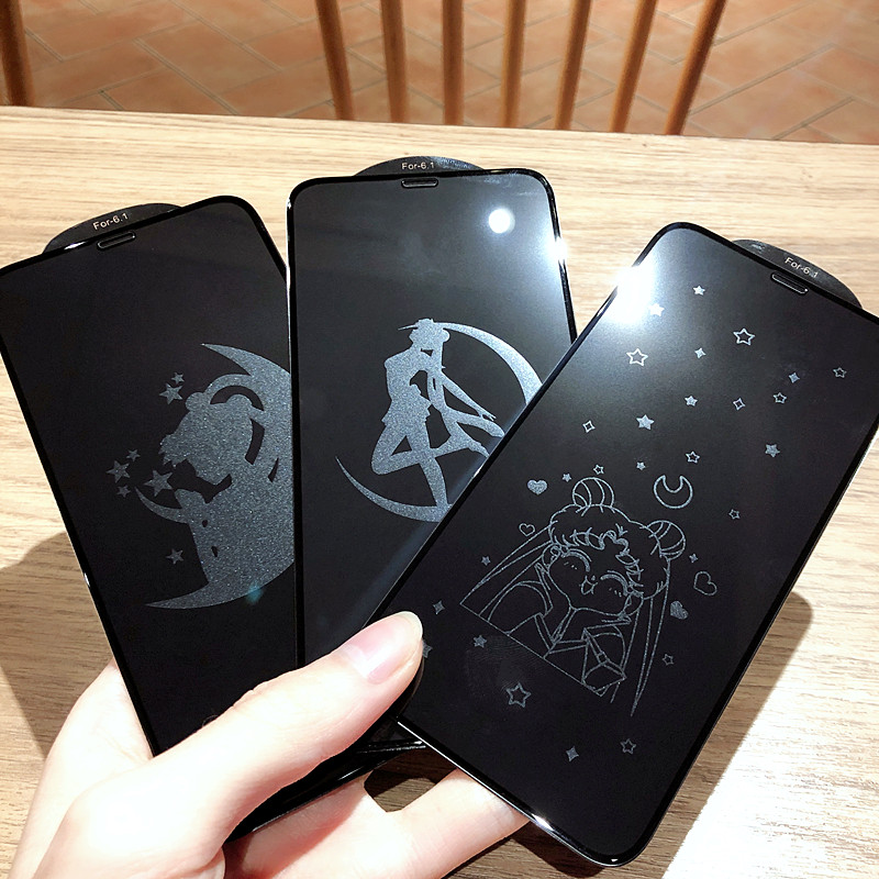 Apple 13pro polyography film iPhone 14 full screen for 12 mobile film 11 cartoon band pattern xsmax