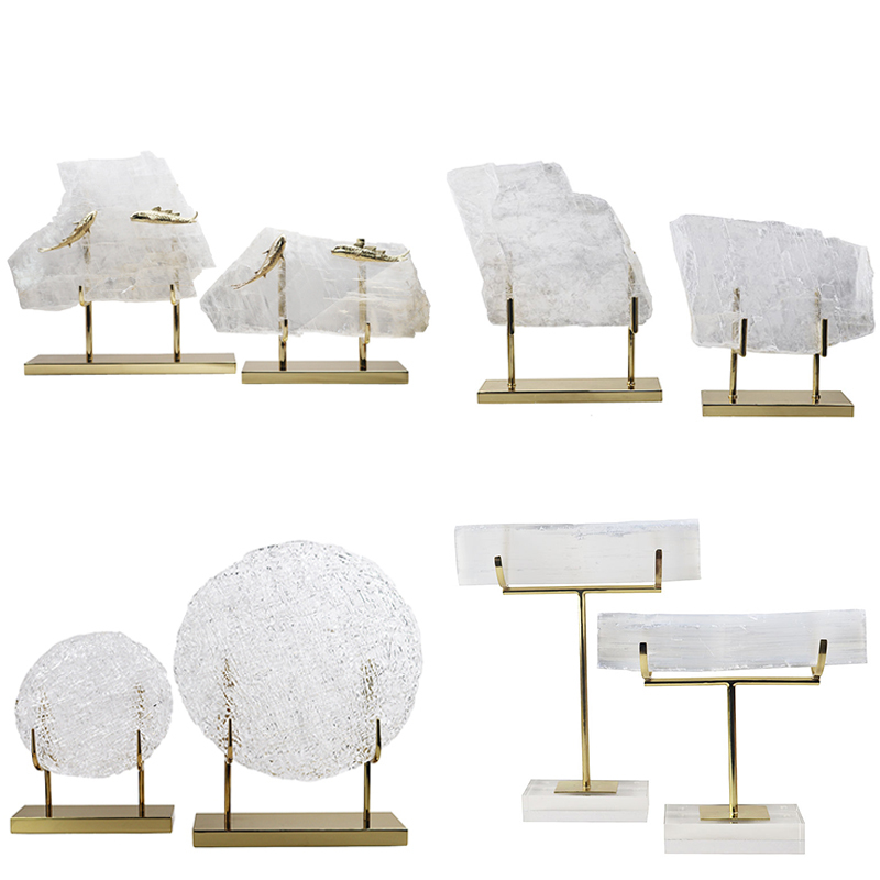 Modern Creative Art Plaster Crystal Ornaments European-Style Living Room Model Room Sales Office Wine Cabinet Office Accessories