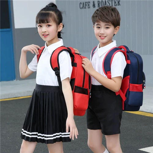 Детский школьный рюкзак для мальчиков и девочек со сниженной нагрузкой, 1-2-3-6 года, защита позвоночника, в корейском стиле, популярно в интернете