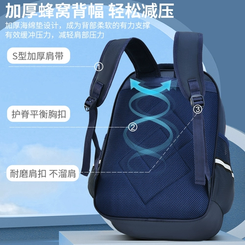 Вместительный и большой школьный рюкзак подходит для мужчин и женщин со сниженной нагрузкой для мальчиков, защита позвоночника