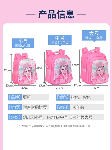 Детский сверхлегкий школьный рюкзак для раннего возраста со сниженной нагрузкой, защита позвоночника